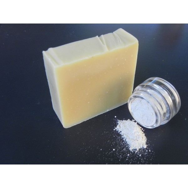 Savon bio surgras 5% au lait de nos ânesses et huile de chanvre - Douceur verte