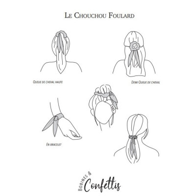 Chouchou foulard 2