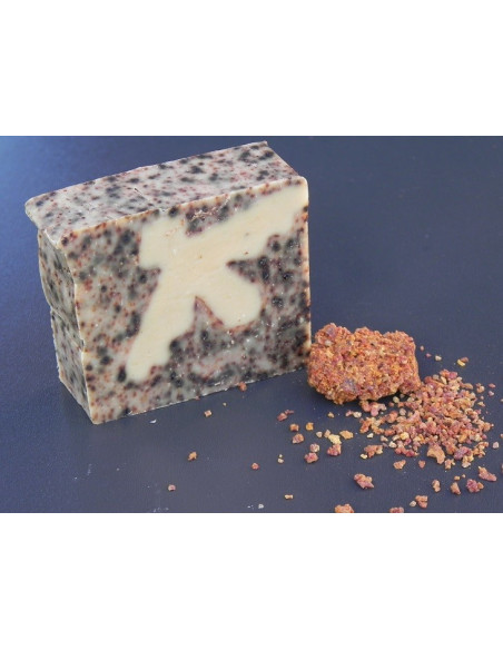 Savon bio à la propolis & au lait de nos ânesses - Frémissement d'abeille