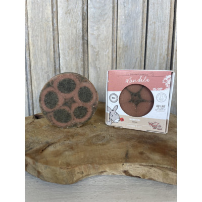 Shampoing solide bio au lait d'ânesse et huile d'amande douce - Mandala
