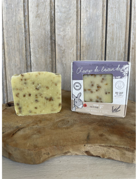 Savon au lait d'ânesse - Champ de lavande