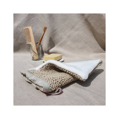 Gant exfoliant en chanvre