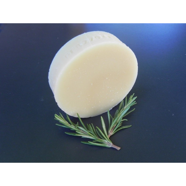 Savon de rasage bio au lait d'ânesse - romarin & eucalyptus