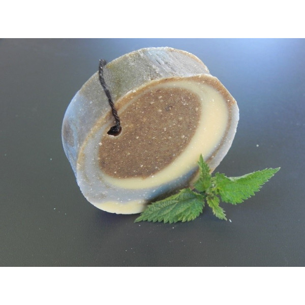 Shampoing solide bio au lait d'ânesse pour cheveux secs ou colorés
