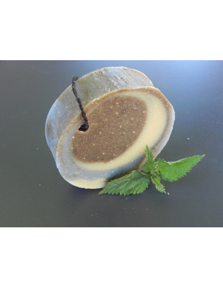 Shampoing solide bio au lait d'ânesse pour cheveux secs ou colorés