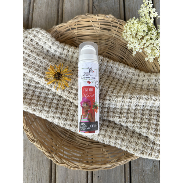 Crème visage peau mixte à grasse abricot