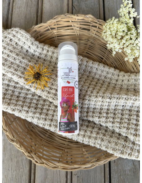 Crème visage peau mixte à grasse abricot