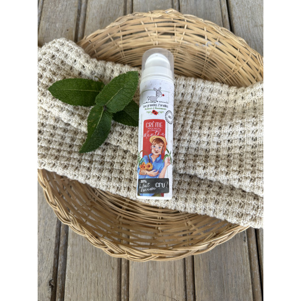 Crème visage peau mixte à grasse menthe
