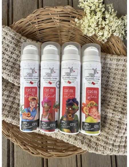 Crème visage peau mixte à grasse menthe