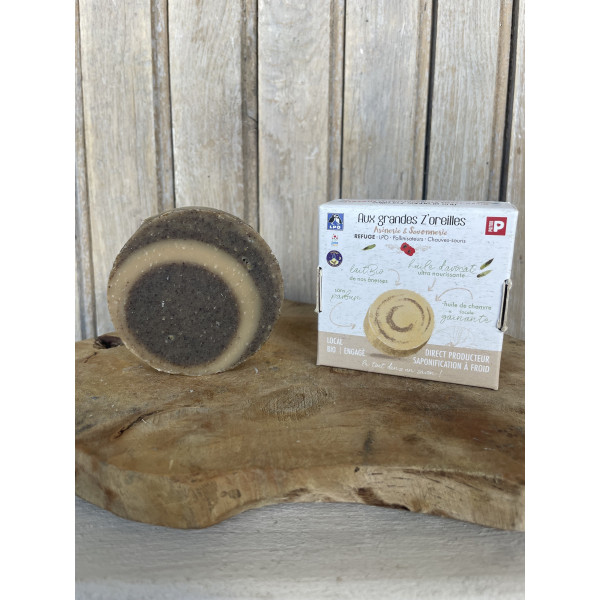Shampoing solide bio pour cheveux frisés, bouclés & afros