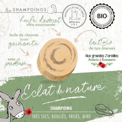 Shampoing solide bio pour cheveux frisés, bouclés & afros 2