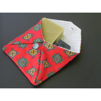 Porte-savon tissu
