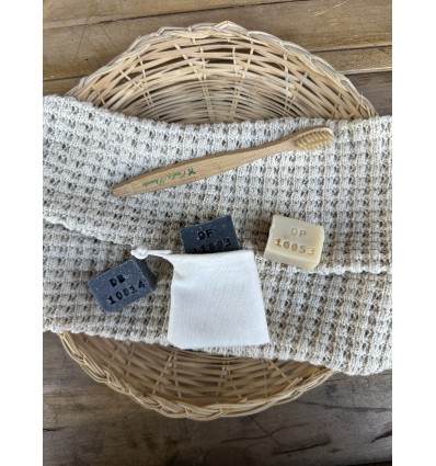 Porte dentifrice tissu