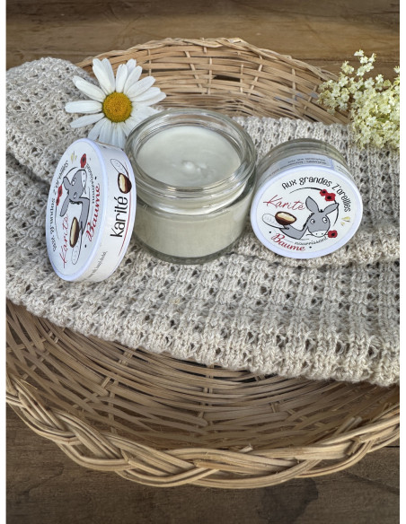 Baume bio au karité & lait d'ânesse