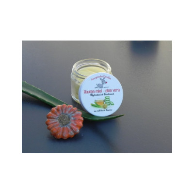 Baume bio au miel, aloe vera, calendula & lait d'ânesse 2