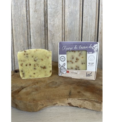 savon au lait d'anêsse Champ de Lavande