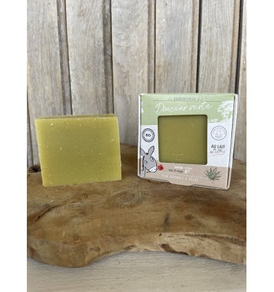 savon au lait d'ânesse douceur verte