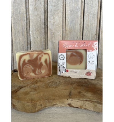 savon au lait d'ânesse Rayon de soleil